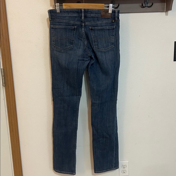 Lucky Brand Dark Blue sweet Straight-Leg Jeans size 6/28 L - Picture 6 of 9